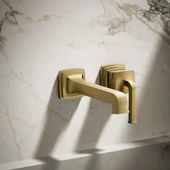 Wall-mount single-handle bathroom sink faucet, 1.2 gpm