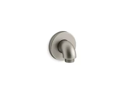 Wall-mount supply elbow with check valve