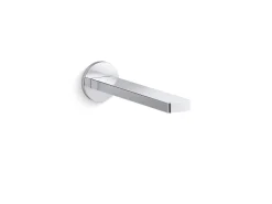 Wall-mount touchless bathroom sink faucet with Kinesis® sensor technology, DC-powered