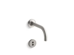 Wall-mount touchless faucet trim with Insight™ technology and 6" 90-degree spout, requires valve