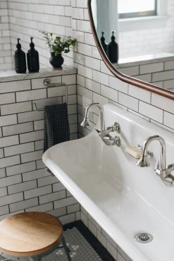 60" wall-mount utility sink