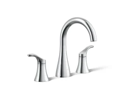 Widespread bathroom sink faucet, 0.5 gpm