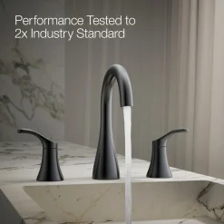 Widespread bathroom sink faucet, 1.2 gpm