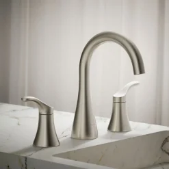 Widespread bathroom sink faucet, 1.2 gpm