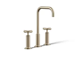 Widespread bathroom sink faucet with Cross handles, 1.2 gpm