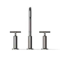 Widespread bathroom sink faucet with Cross handles, 1.2 gpm