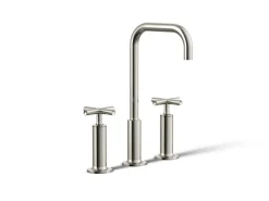 Widespread bathroom sink faucet with Cross handles, 1.2 gpm