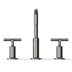 Widespread bathroom sink faucet with Cross handles, 1.2 gpm