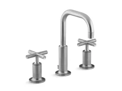 Widespread bathroom sink faucet with Cross handles, 1.2 gpm