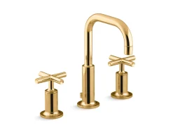 Widespread bathroom sink faucet with Cross handles, 1.2 gpm