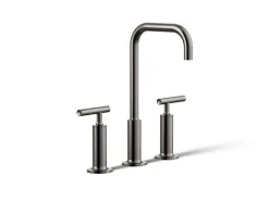 Widespread bathroom sink faucet with Lever handles, 1.2 gpm