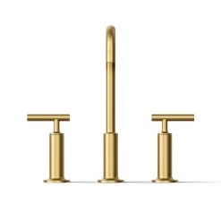 Widespread bathroom sink faucet with Lever handles, 1.2 gpm