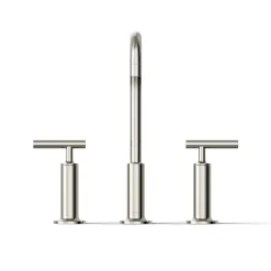 Widespread bathroom sink faucet with Lever handles, 1.2 gpm