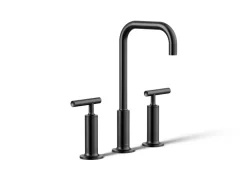 Widespread bathroom sink faucet with Lever handles, 1.2 gpm