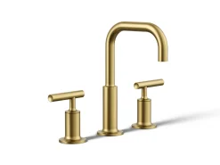 Widespread bathroom sink faucet with Lever handles, 1.2 gpm