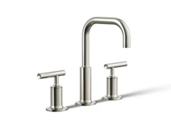 Widespread bathroom sink faucet with Lever handles, 1.2 gpm