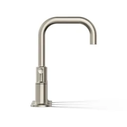 Widespread bathroom sink faucet with Lever handles, 1.2 gpm