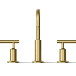 Widespread bathroom sink faucet with Lever handles, 1.2 gpm