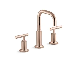 Widespread bathroom sink faucet with Lever handles, 1.2 gpm
