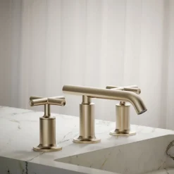 Widespread bathroom sink faucet with Cross handles, 1.2 gpm