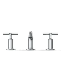 Widespread bathroom sink faucet with Cross handles, 1.2 gpm