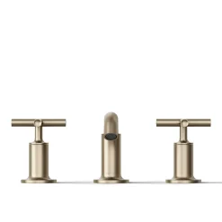 Widespread bathroom sink faucet with Cross handles, 1.2 gpm
