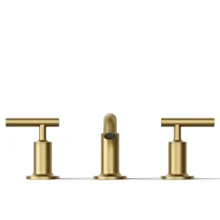 Widespread bathroom sink faucet with Lever handles, 1.2 gpm