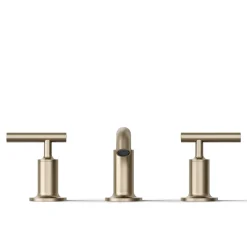Widespread bathroom sink faucet with Lever handles, 1.2 gpm