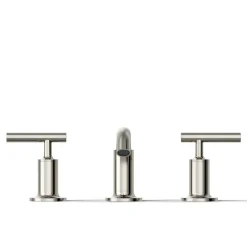 Widespread bathroom sink faucet with Lever handles, 1.2 gpm