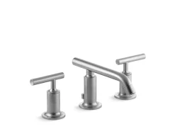 Widespread bathroom sink faucet with Lever handles, 1.2 gpm