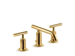 Widespread bathroom sink faucet with Lever handles, 1.2 gpm