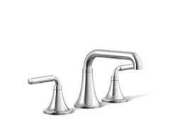 Widespread bathroom sink faucet, 0.5 gpm