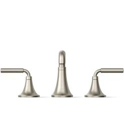 Widespread bathroom sink faucet, 0.5 gpm