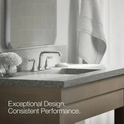 Widespread bathroom sink faucet, 1.2 gpm