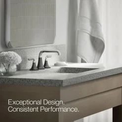 Widespread bathroom sink faucet, 1.2 gpm