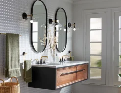 Widespread bathroom sink faucet, 1.2 gpm