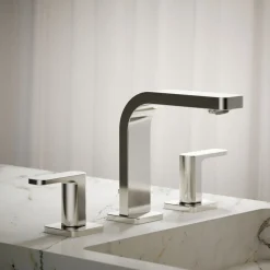Widespread bathroom sink faucet, 1.0 gpm