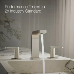 Widespread bathroom sink faucet, 1.0 gpm