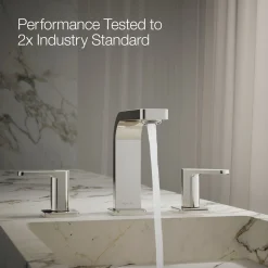 Widespread bathroom sink faucet, 1.0 gpm