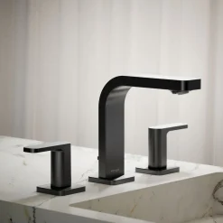Widespread bathroom sink faucet, 1.0 gpm