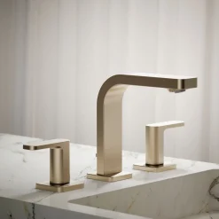 Widespread bathroom sink faucet, 1.2 gpm
