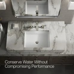 Widespread bathroom sink faucet, 1.2 gpm