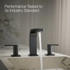 Widespread bathroom sink faucet, 1.2 gpm