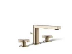 Widespread bathroom sink faucet with Cross handles, 1.2 gpm