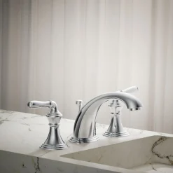 Widespread bathroom sink faucet, 1.2 gpm
