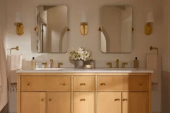 Widespread bathroom sink faucet, 1.2 gpm