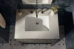 Widespread bathroom sink faucet, 1.2 gpm