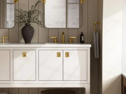 Widespread bathroom sink faucet, 1.2 gpm