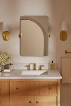 Widespread bathroom sink faucet, 1.2 gpm