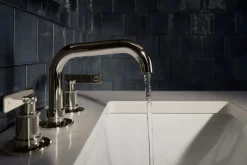 Widespread bathroom sink faucet, 1.2 gpm
